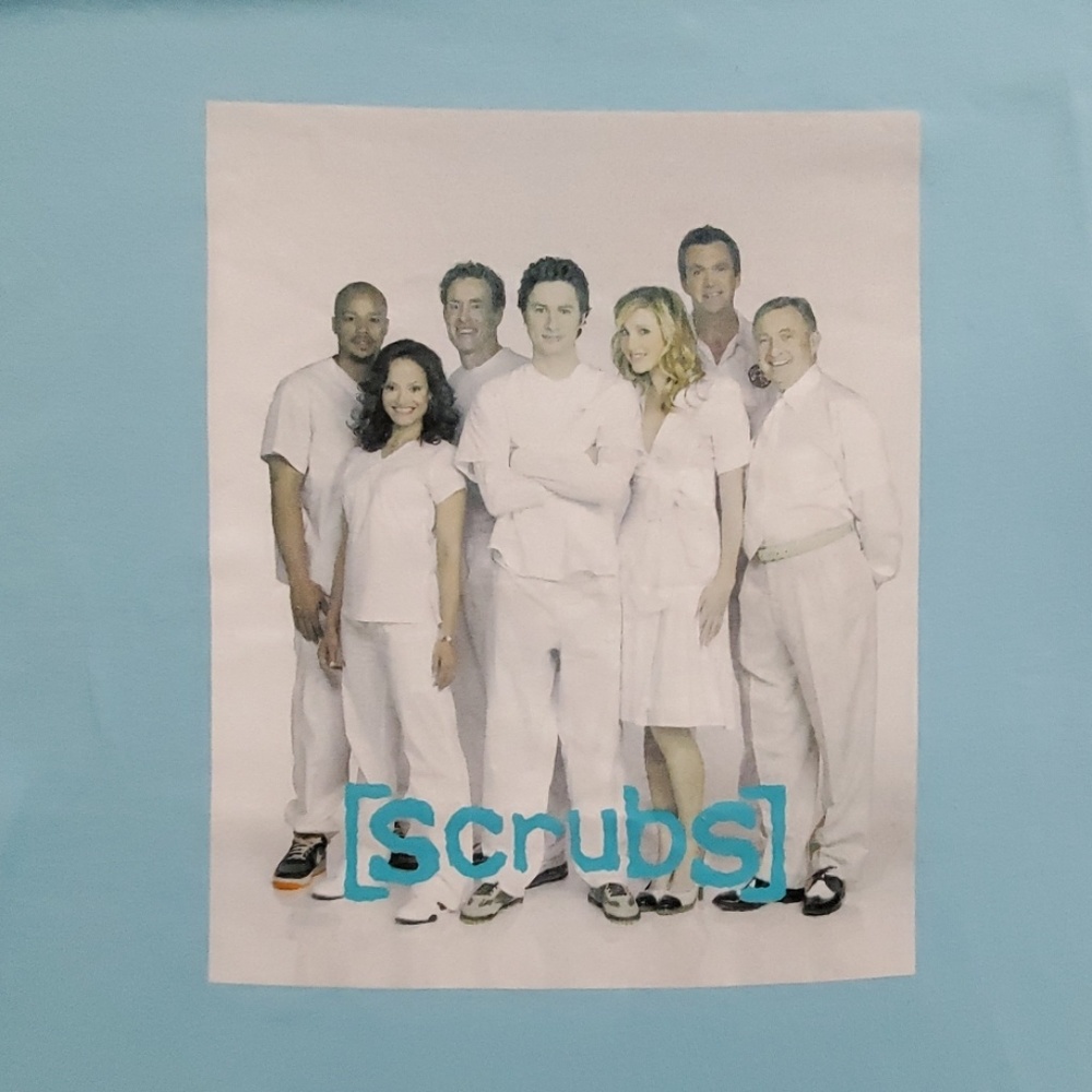 Scrubs cast short sleeve graphic tee shirt Lg.. Urban Outfitters